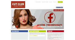 Desktop Screenshot of cut-club.ch